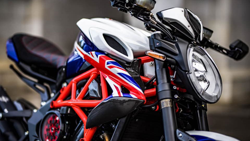mv agusta dragster london special close